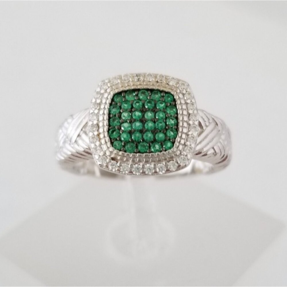 HOST PICK!!! 💚 Sterling Silver Green Spinel Ring